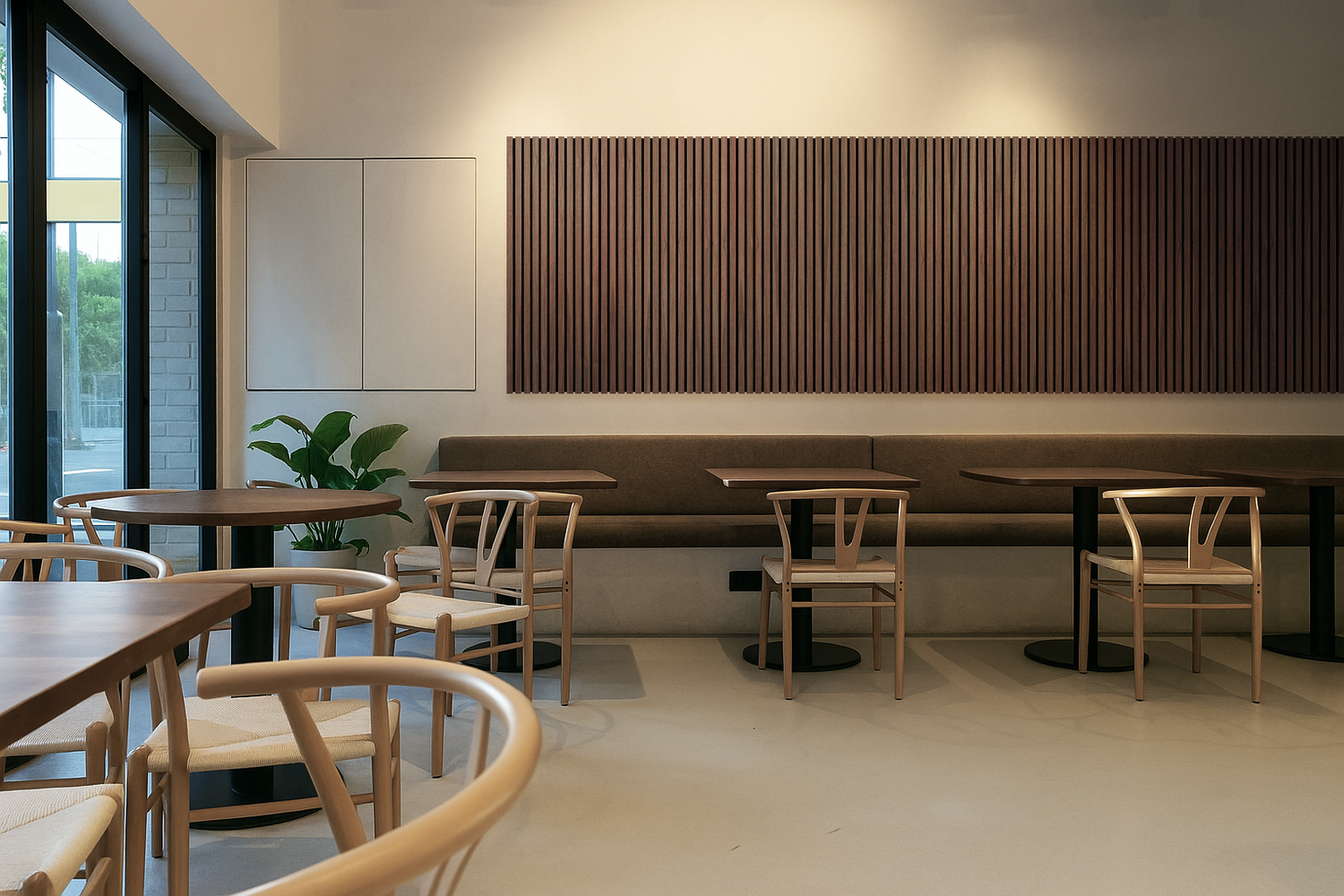 Painéis ripados em projetos comerciais: estética e funcionalidade