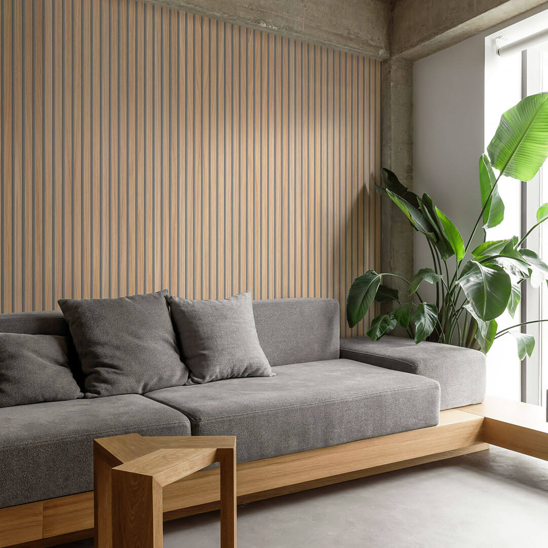 Como transformar a sua casa com painéis acústicos ripados