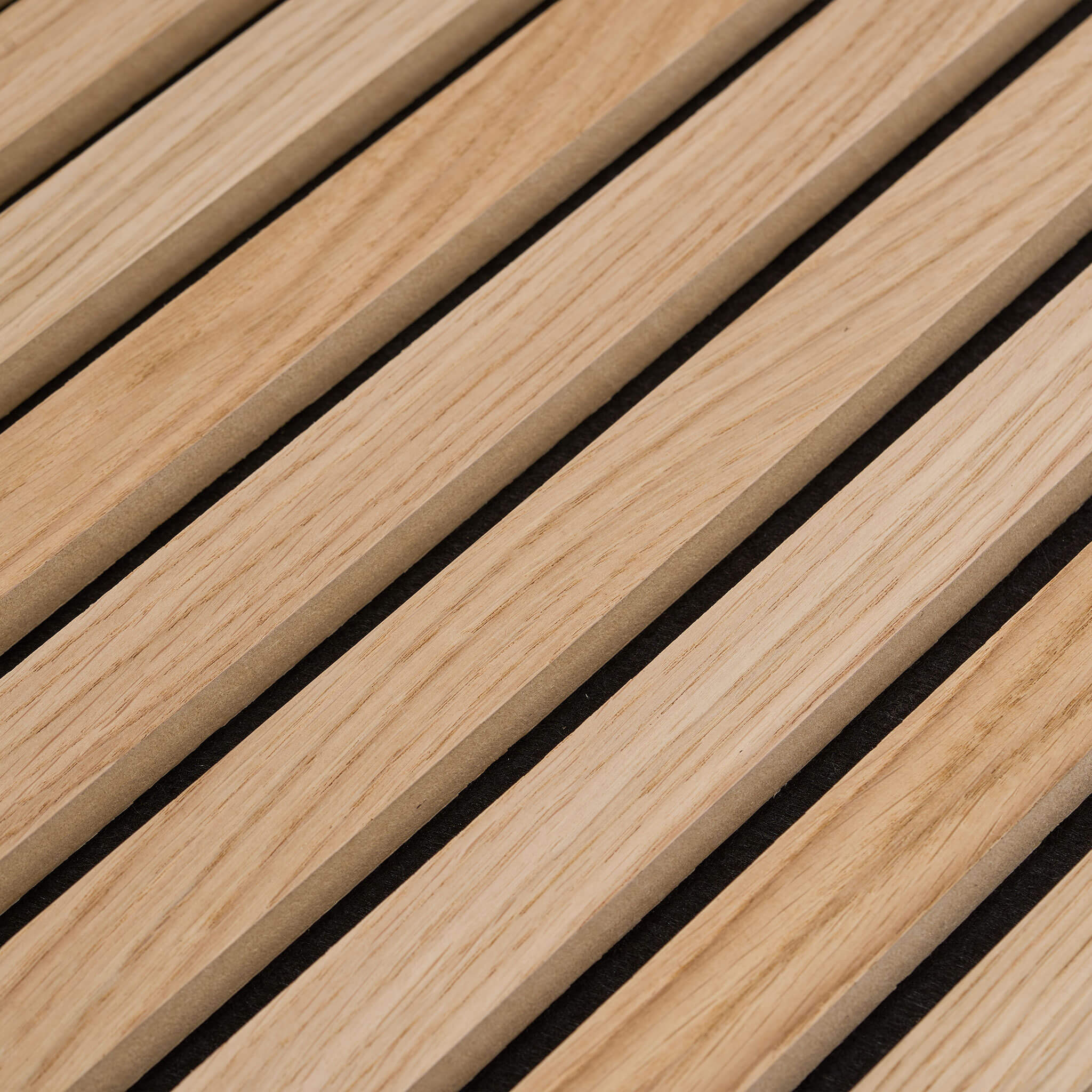 Panneau acoustique Walleu 240 x 60 cm | Chêne Naturel Feutre Noir