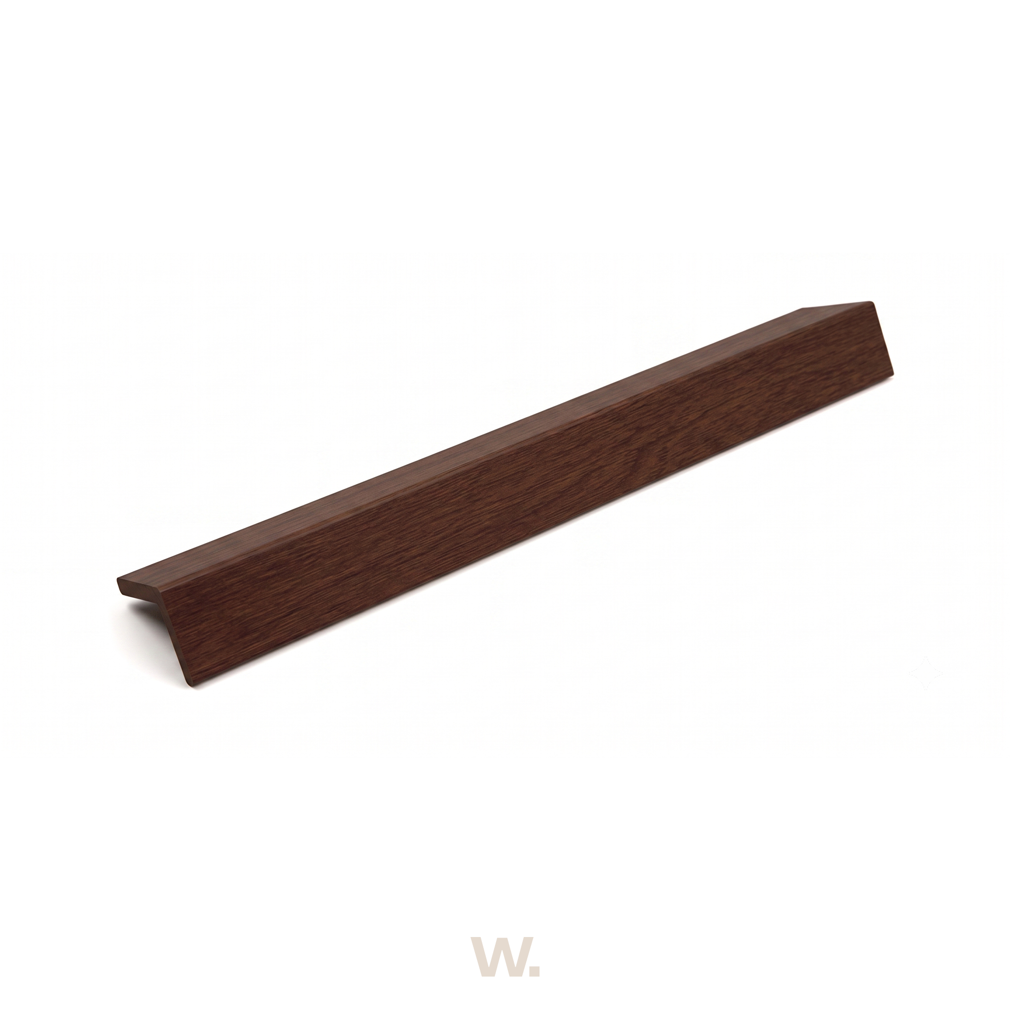 Profilé de Finition WPC | 6 x 4 x 290cm (Lot de 2) | Noyer