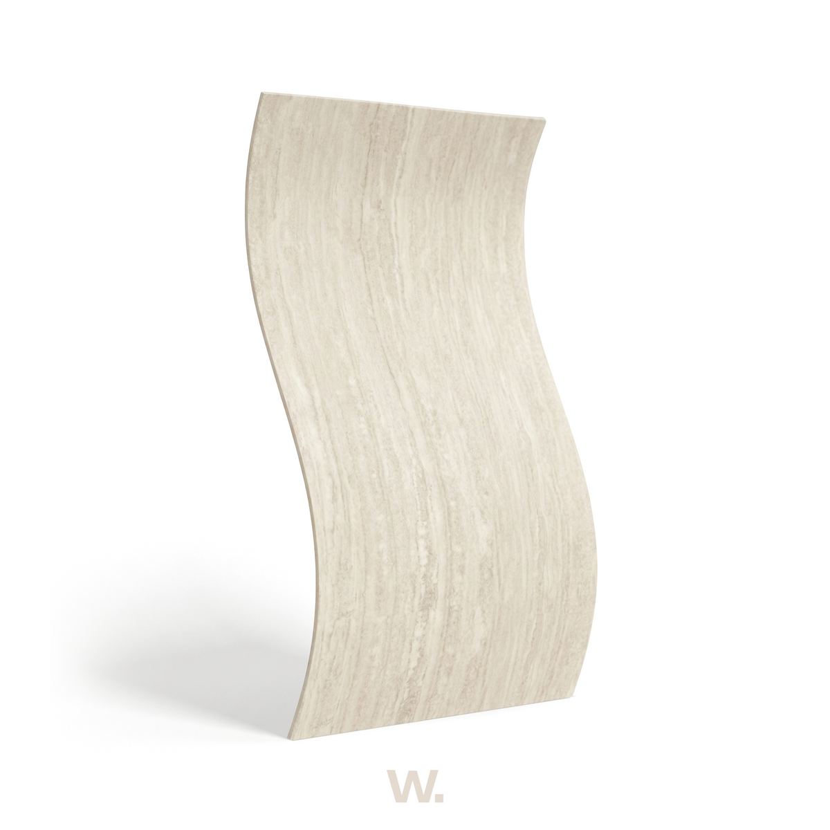 Folha flexível de pedra natural Petra Flex — Travertino Branco
