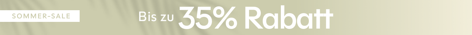 Sommerangebote — bis zu 35 % Rabatt