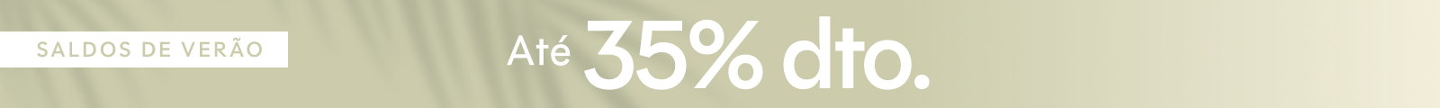 Ofertas de verão — até 35% de desconto