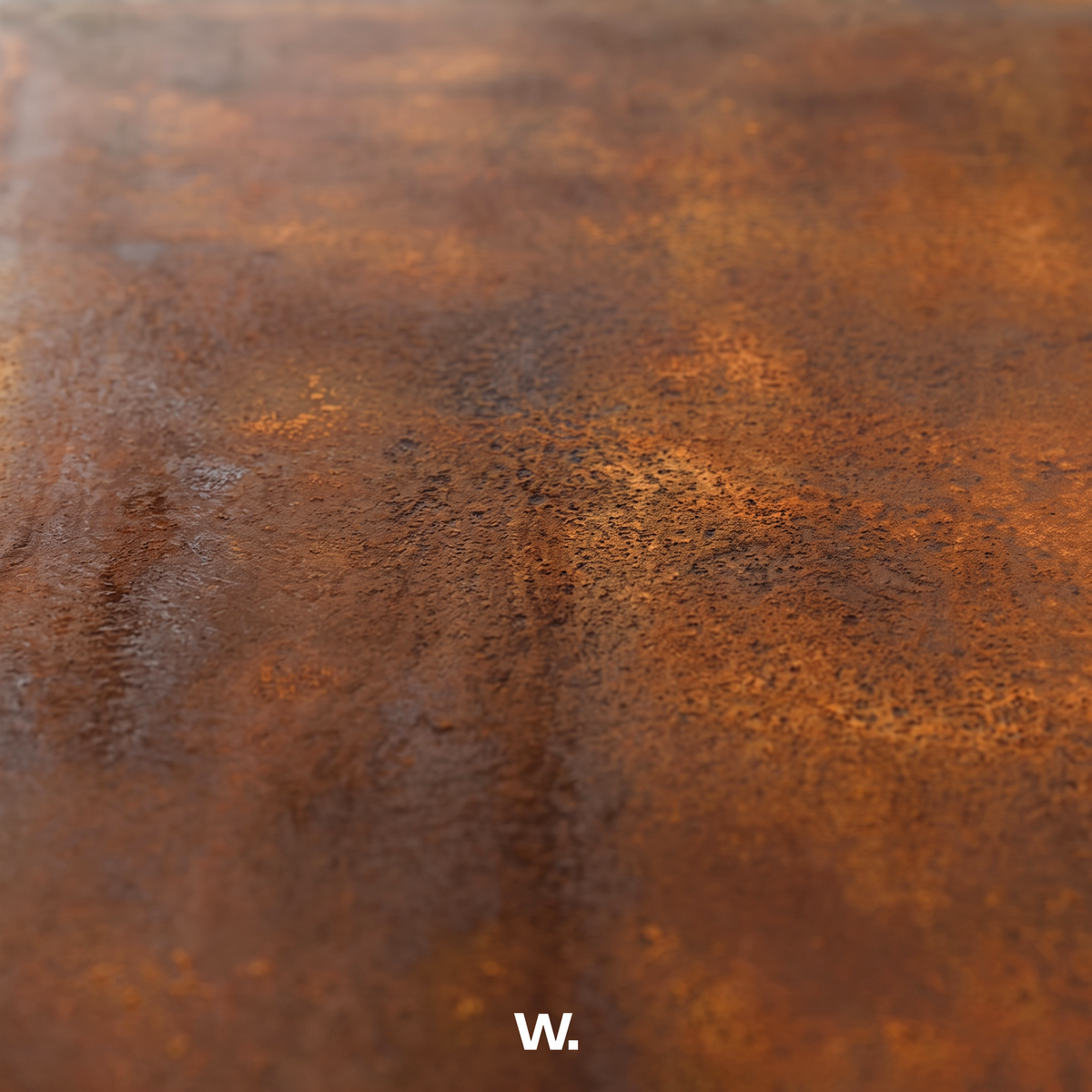 Aço Corten — textura em grande plano