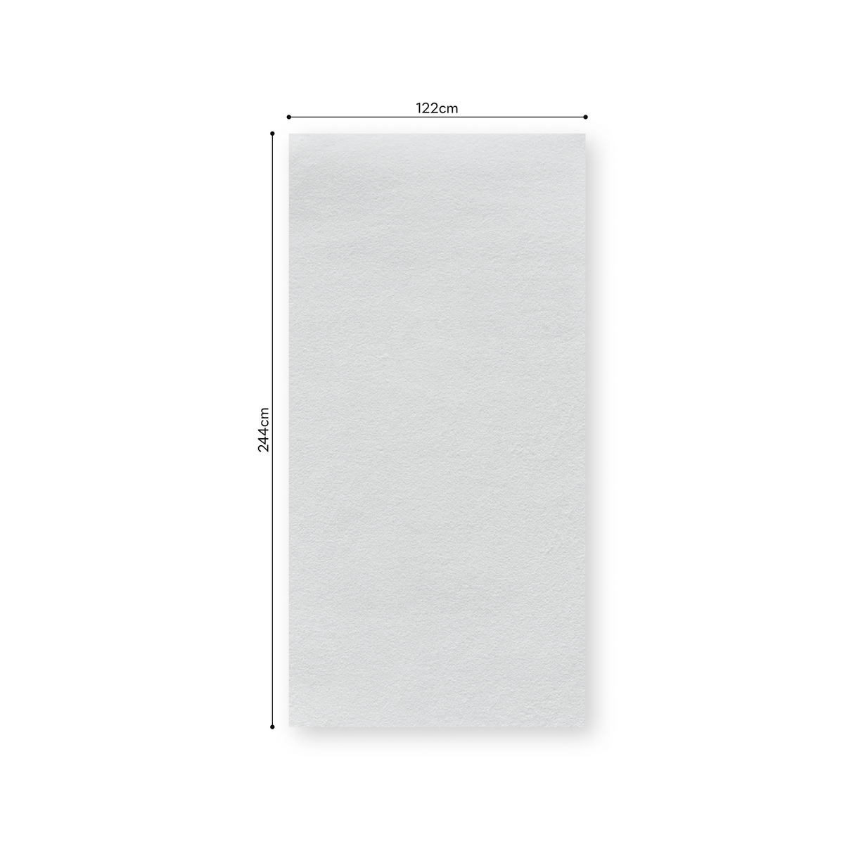 Folha Petra Flex com medidas 244 x 122 cm