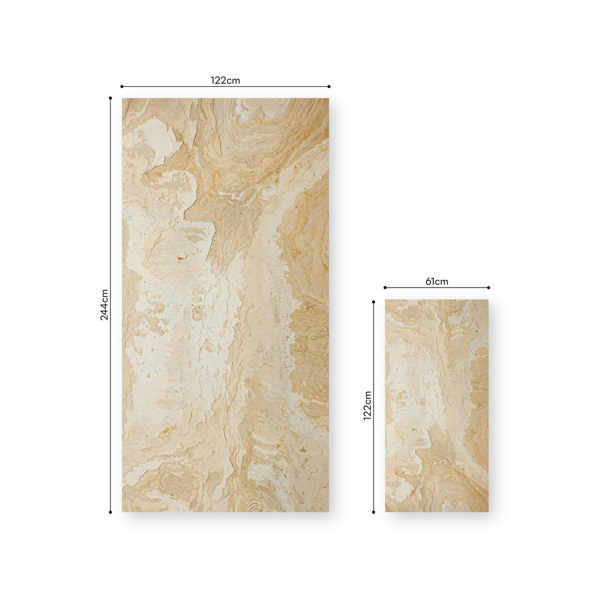 Folha Petra Flex com medidas 244 x 122 cm