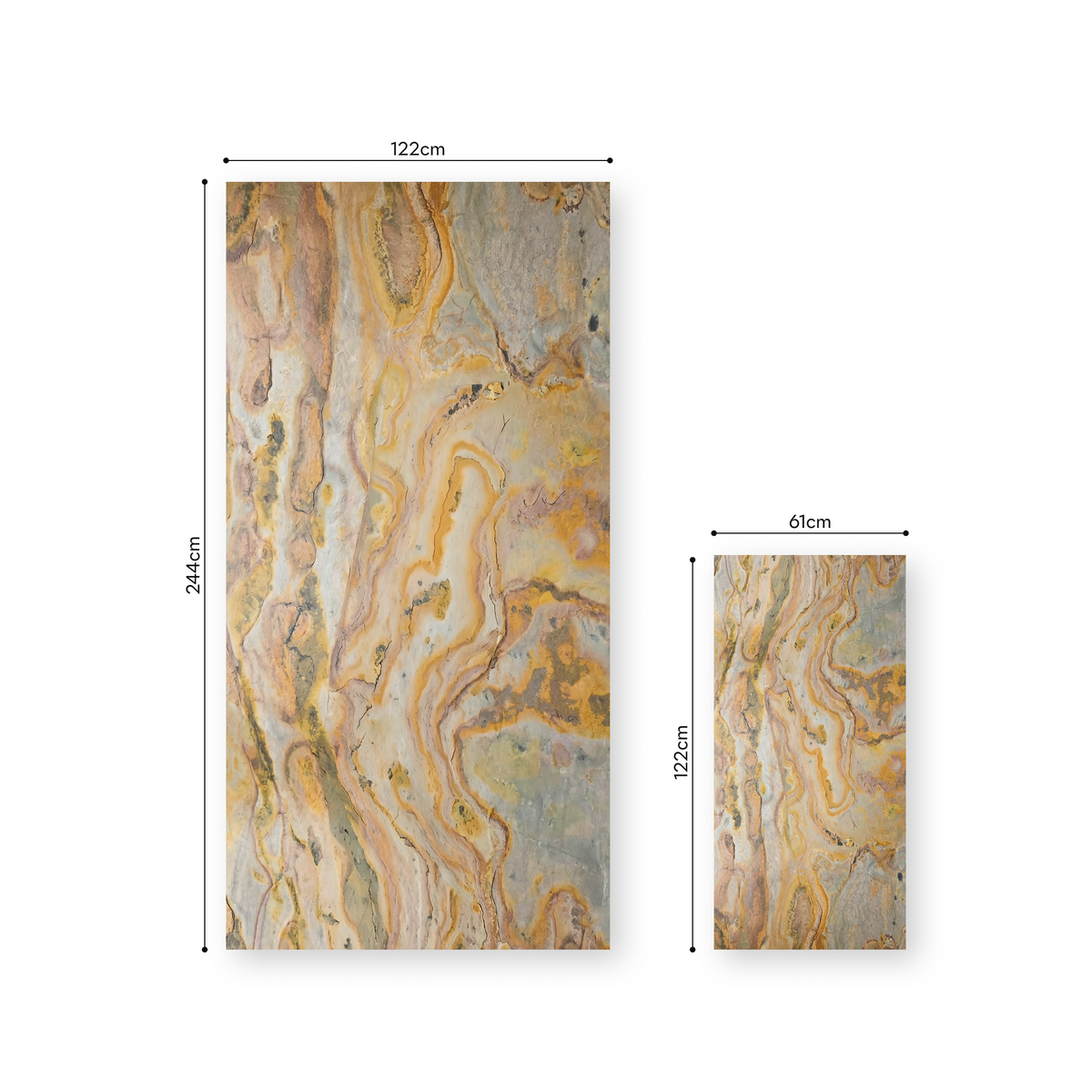 Folha Petra Flex com medidas 244 x 122 cm