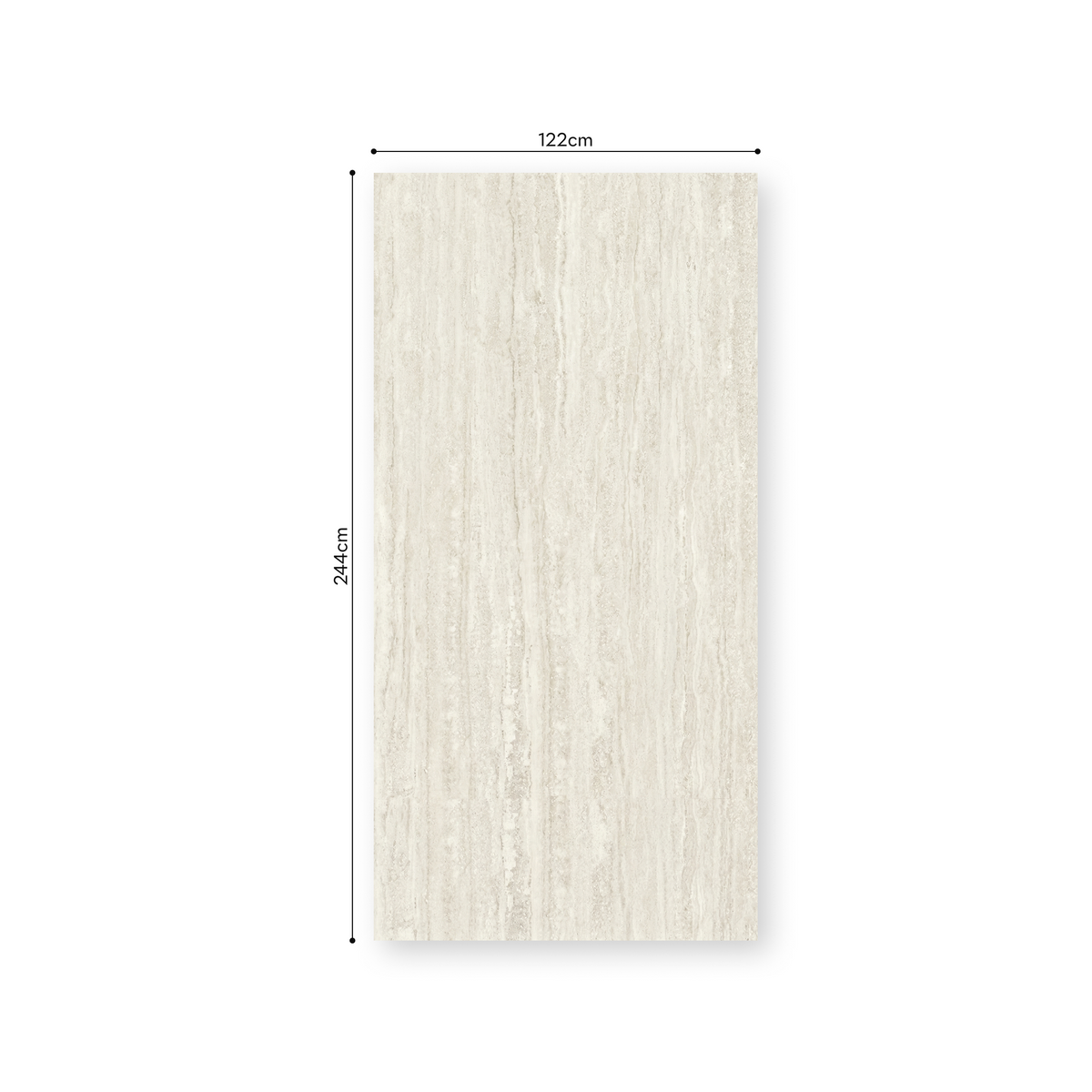Folha Petra Flex com medidas 244 x 122 cm